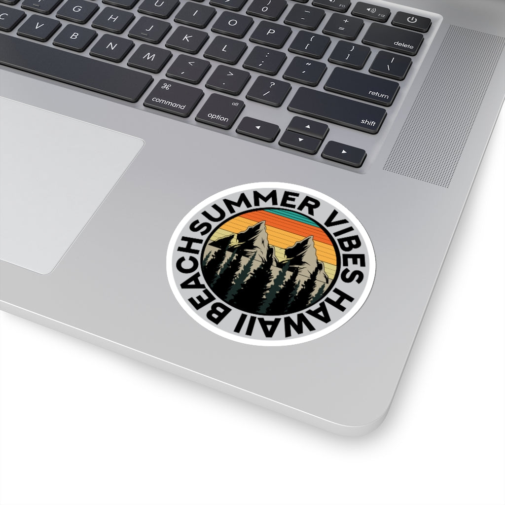 Summer Vibes Hawaii Beach Sticker