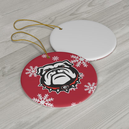 UGA Ceramic Ornaments