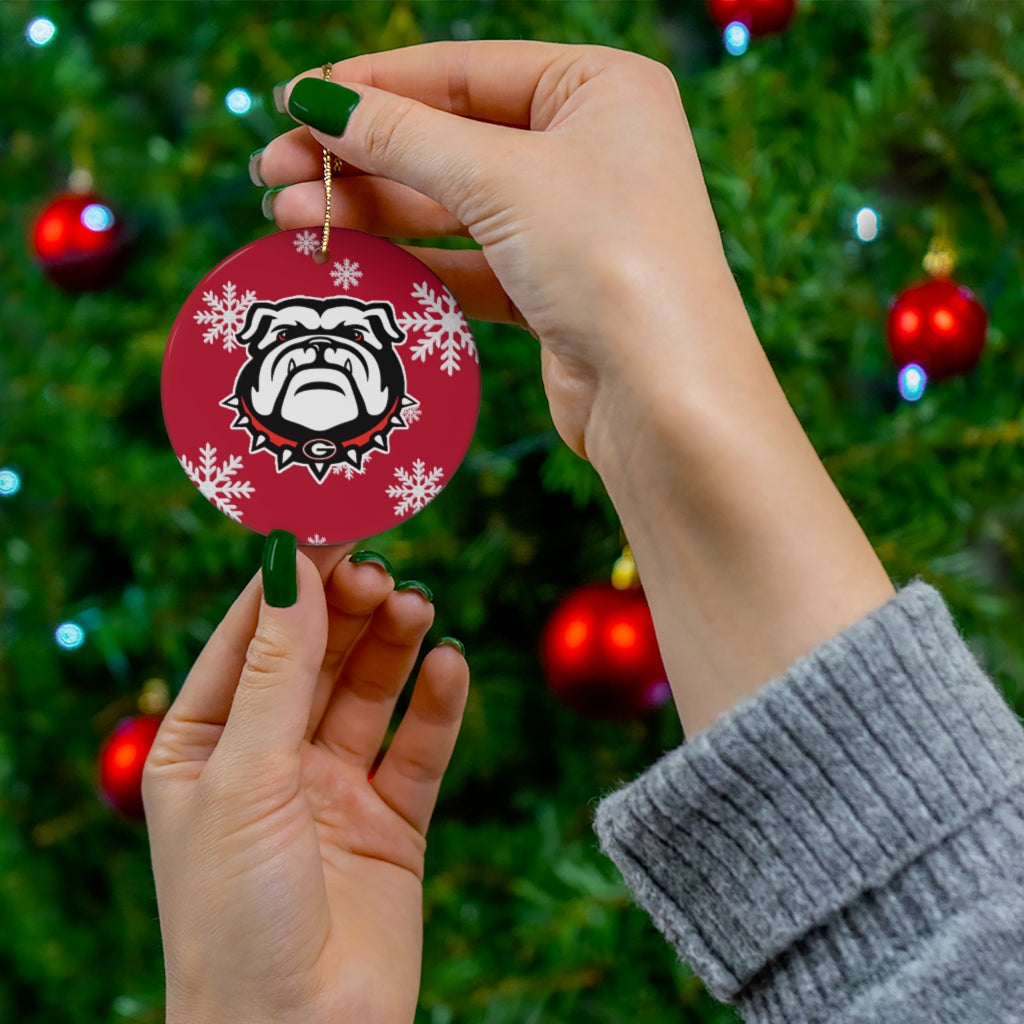 UGA Ceramic Ornaments