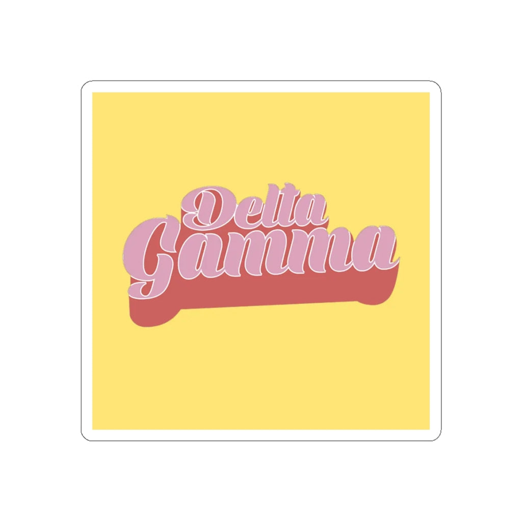 Delta Gamma Sticker