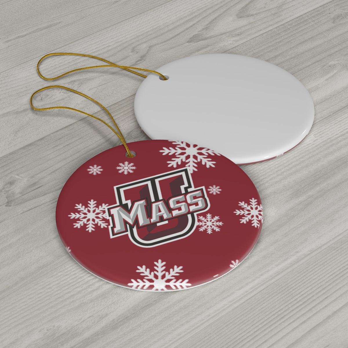 UMass Amherst Ceramic Ornaments