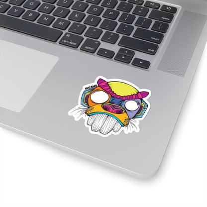 Rainbow Skull Sticker