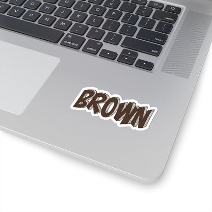Brown Sticker