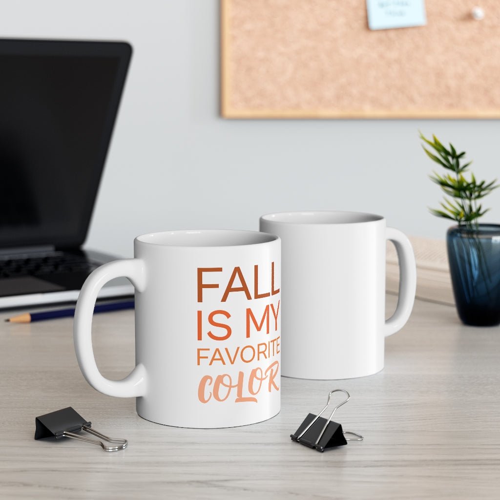 Fall Is My Favorite Color Mug